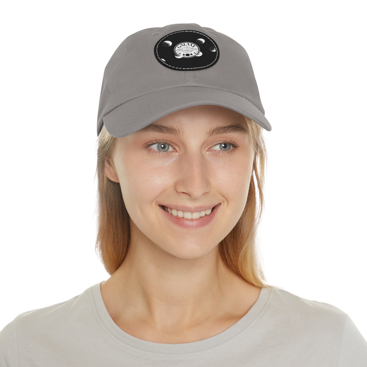 H.V.Galaxy Solar System Hat with Leather Patch (Round)