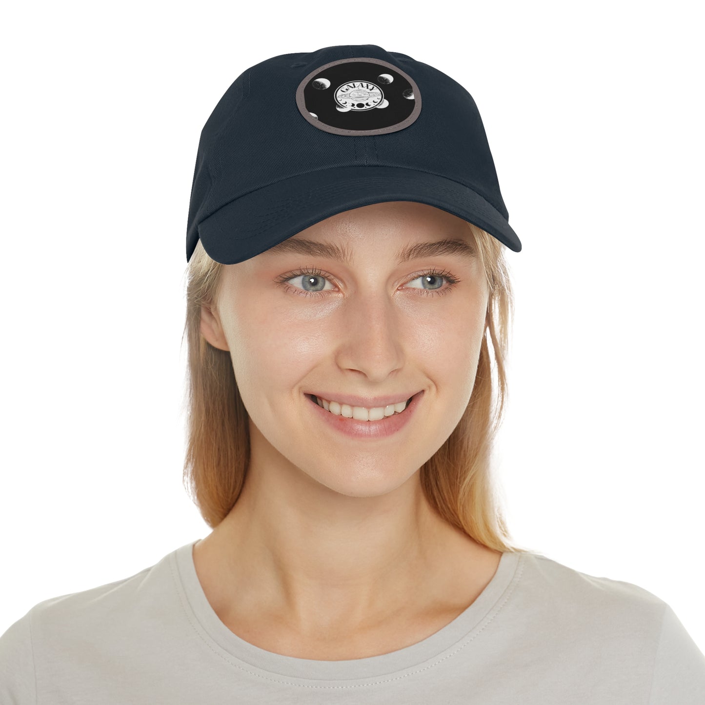 H.V.Galaxy Solar System Hat with Leather Patch (Round)