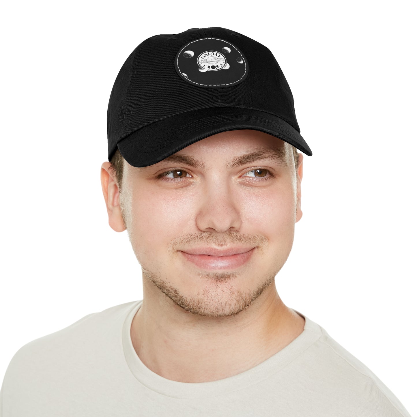 H.V.Galaxy Solar System Hat with Leather Patch (Round)