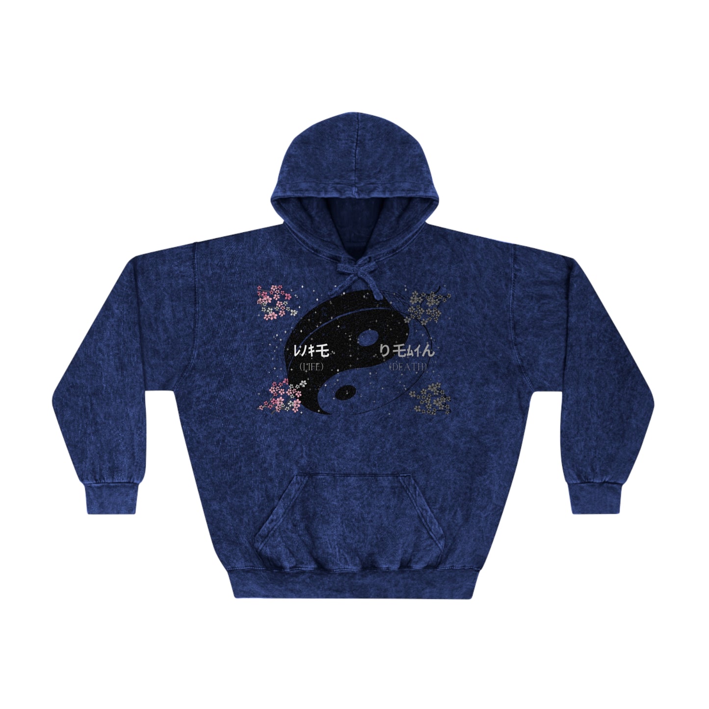 Unisex H.V. Galaxy Mineral Wash Life/ Death Hoodie