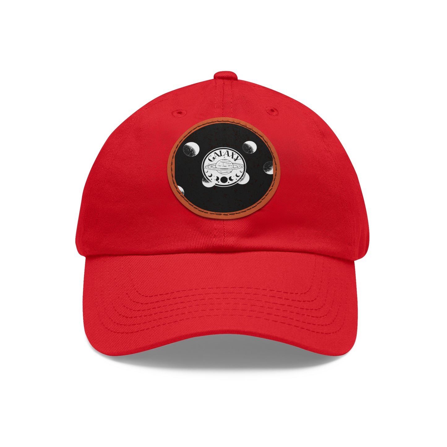 H.V.Galaxy Solar System Hat with Leather Patch (Round)