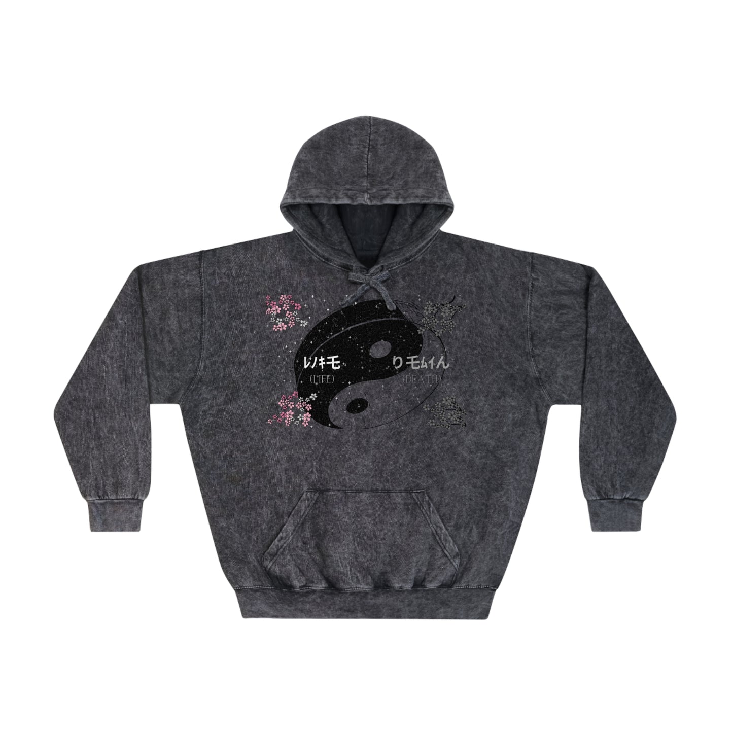 Unisex H.V. Galaxy Mineral Wash Life/ Death Hoodie