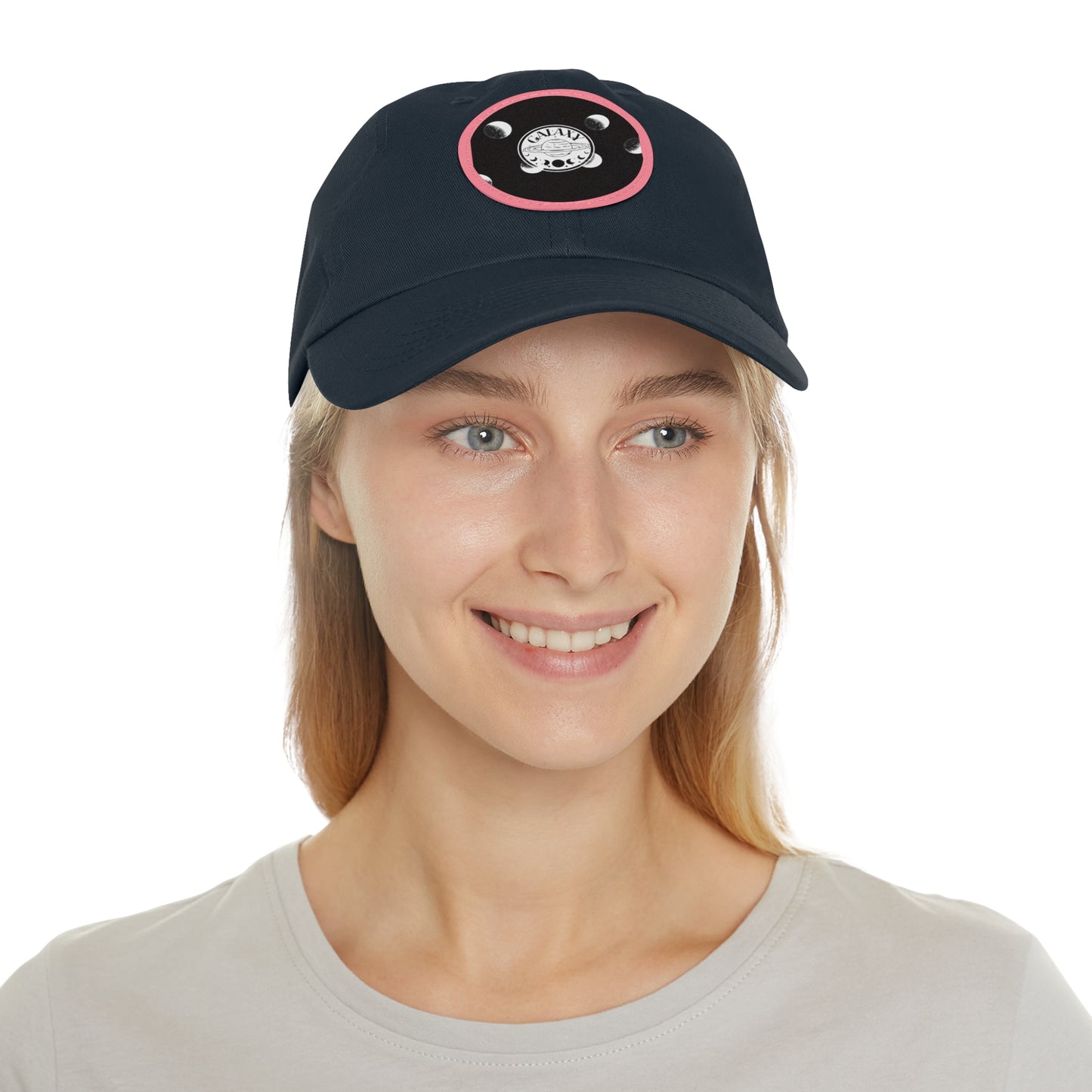 H.V.Galaxy Solar System Hat with Leather Patch (Round)