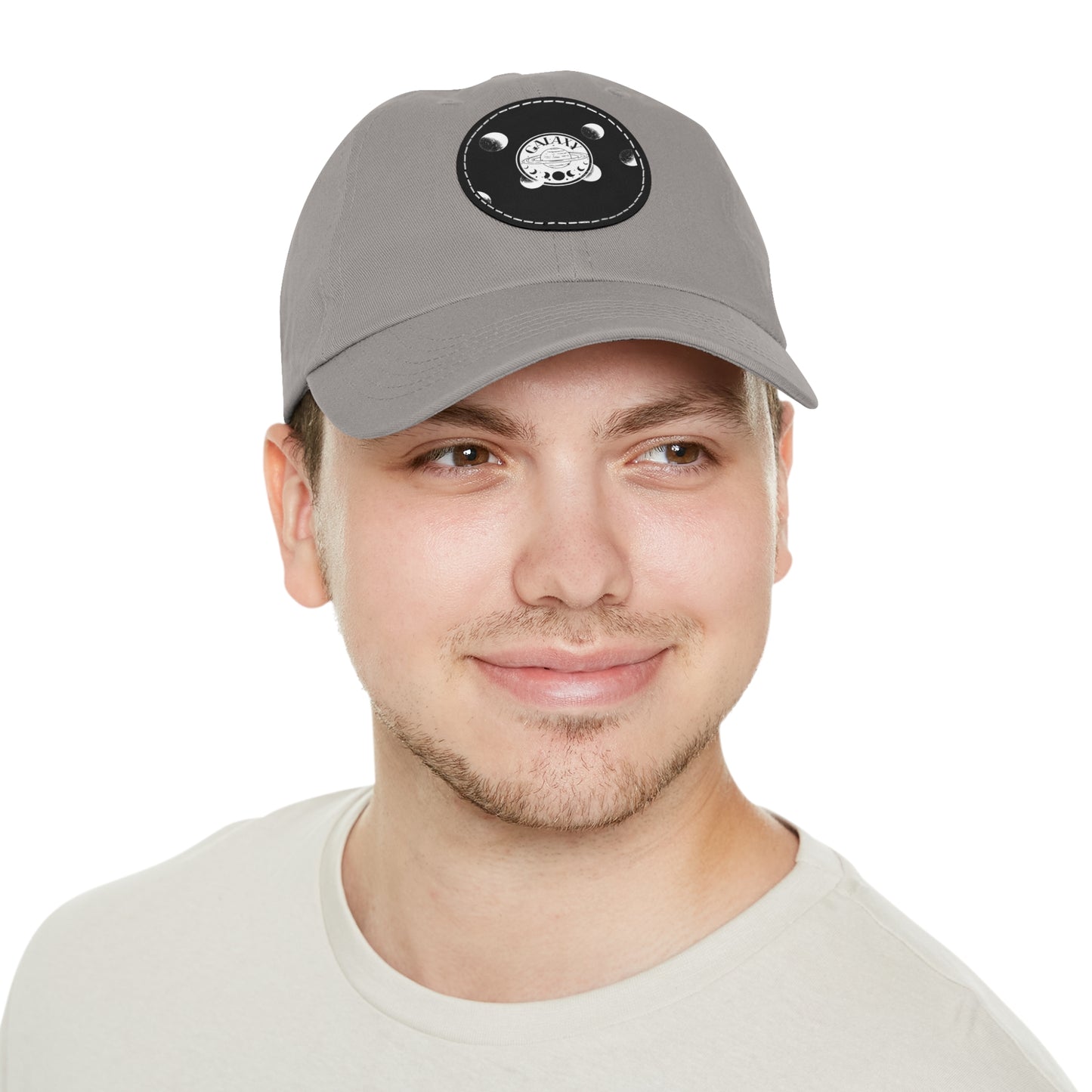 H.V.Galaxy Solar System Hat with Leather Patch (Round)